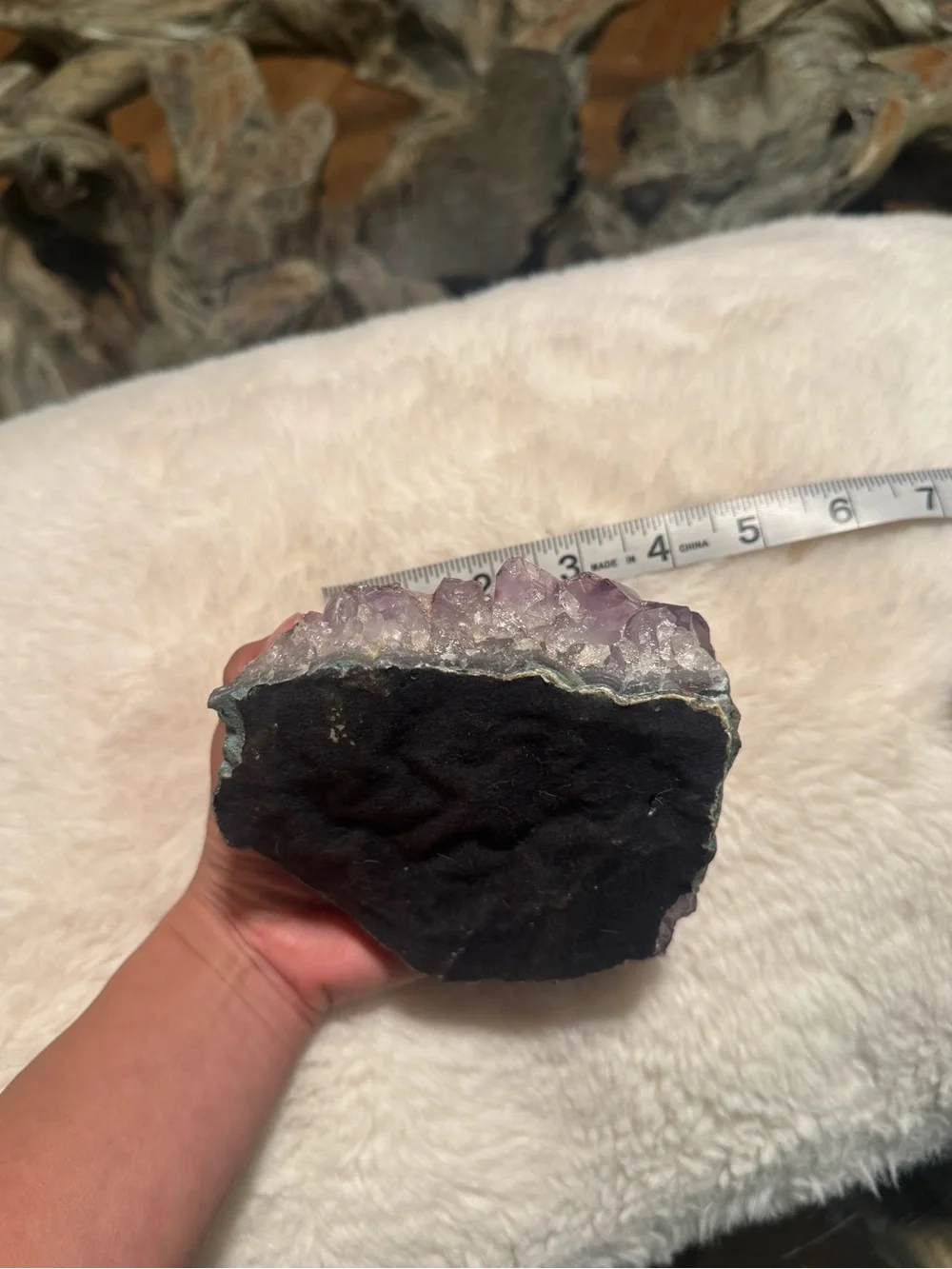 Amethyst Crystal Tealight Candle Holder